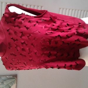 Red Metamorphosis Girl Crop Top